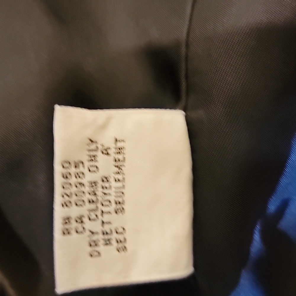 BLACK ANNE KLEIN Leather Jacket SIZE SMALL - Picture 8 of 9